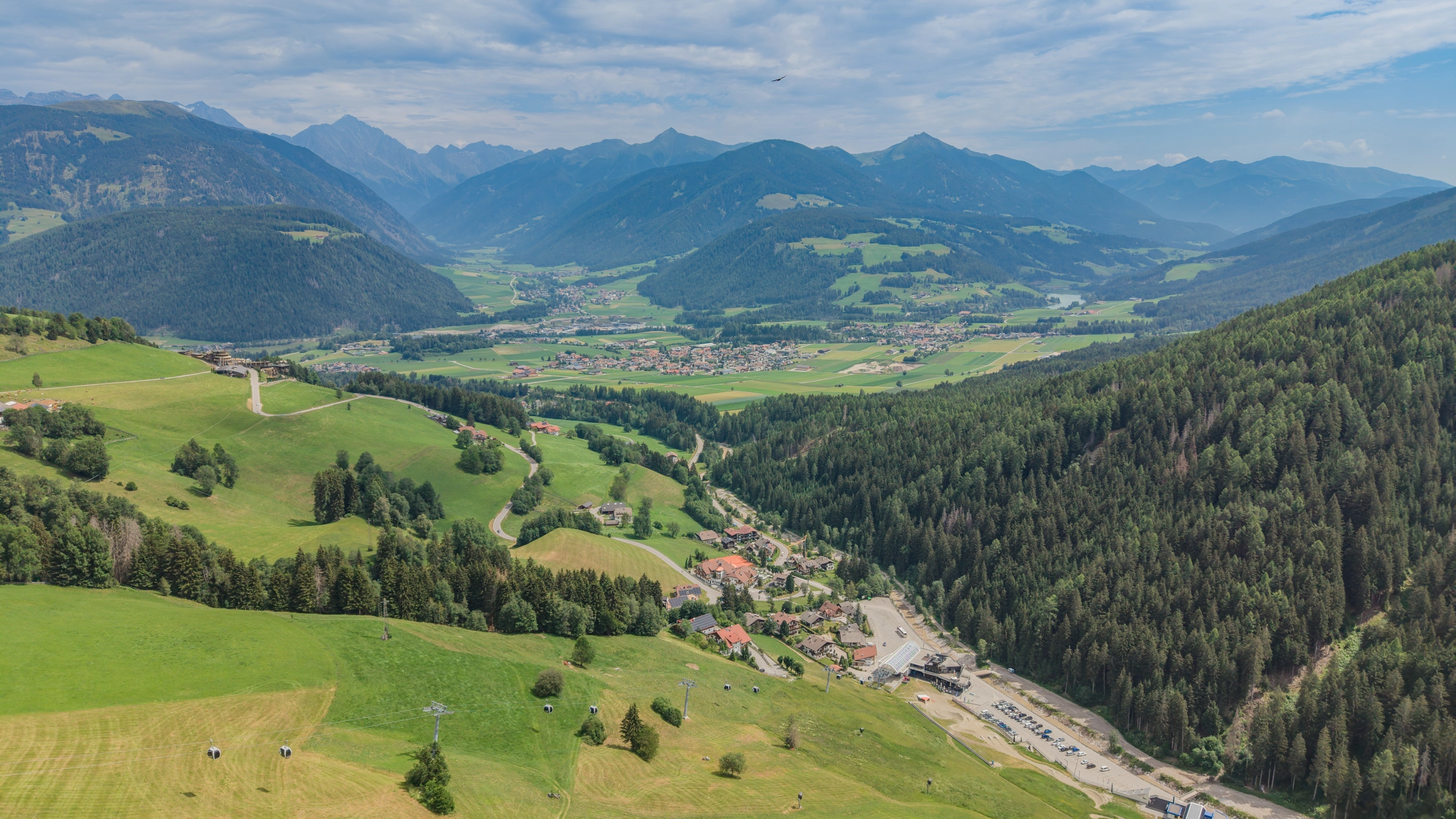 Panorama rund um den Kreuzerhof