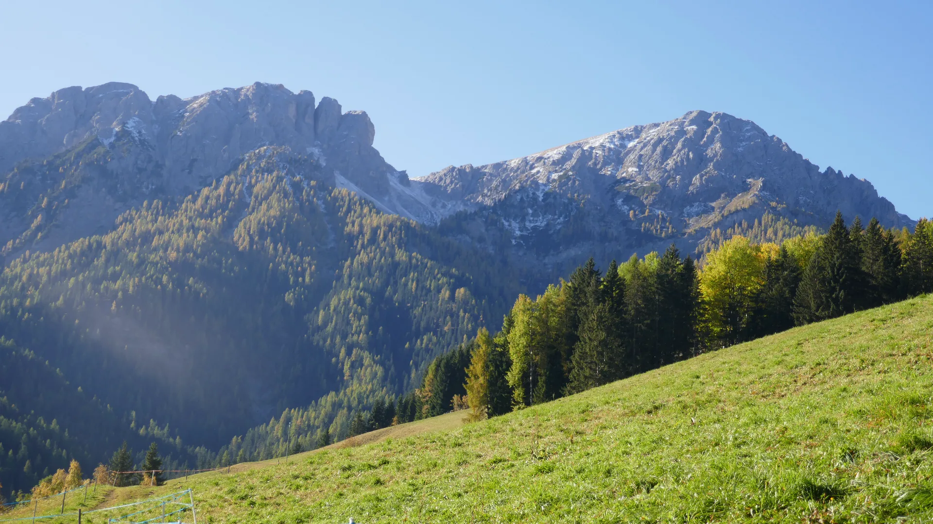 Weites Bergpanorama