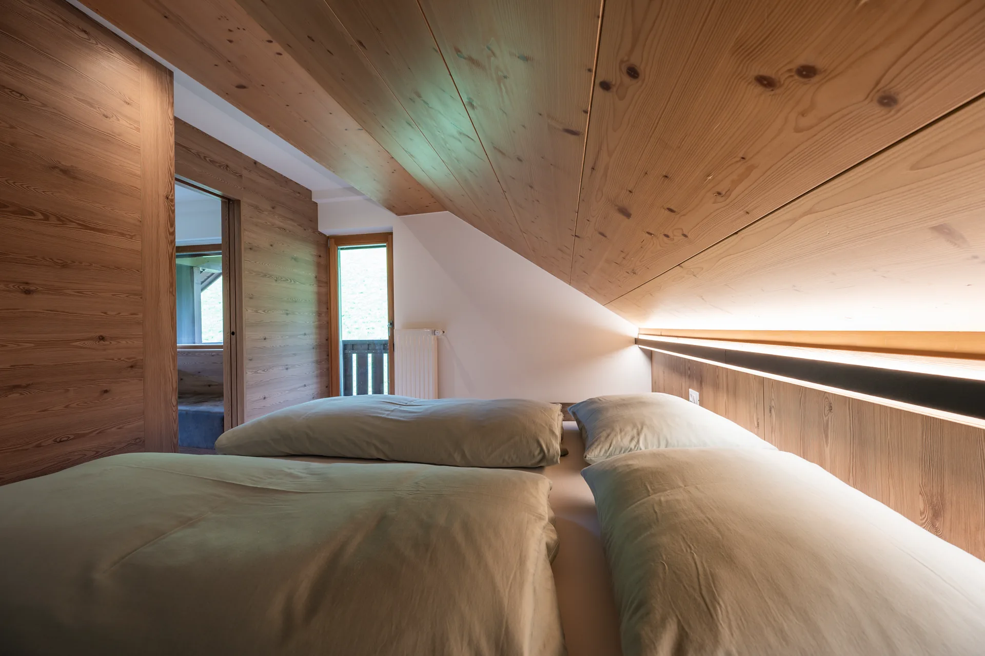 Zweites Schlafzimmer im Apartment Weitblick